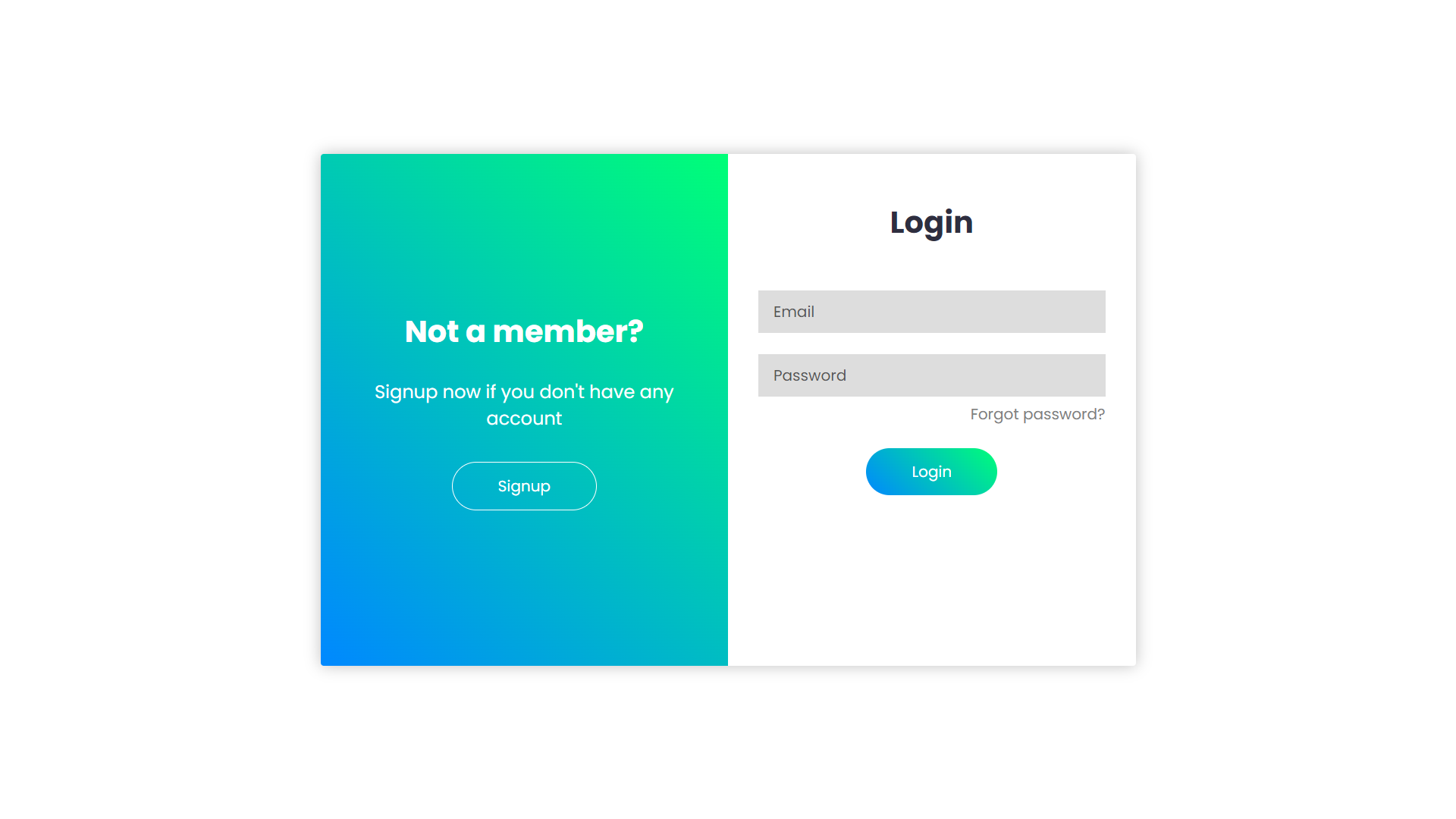 login&signup