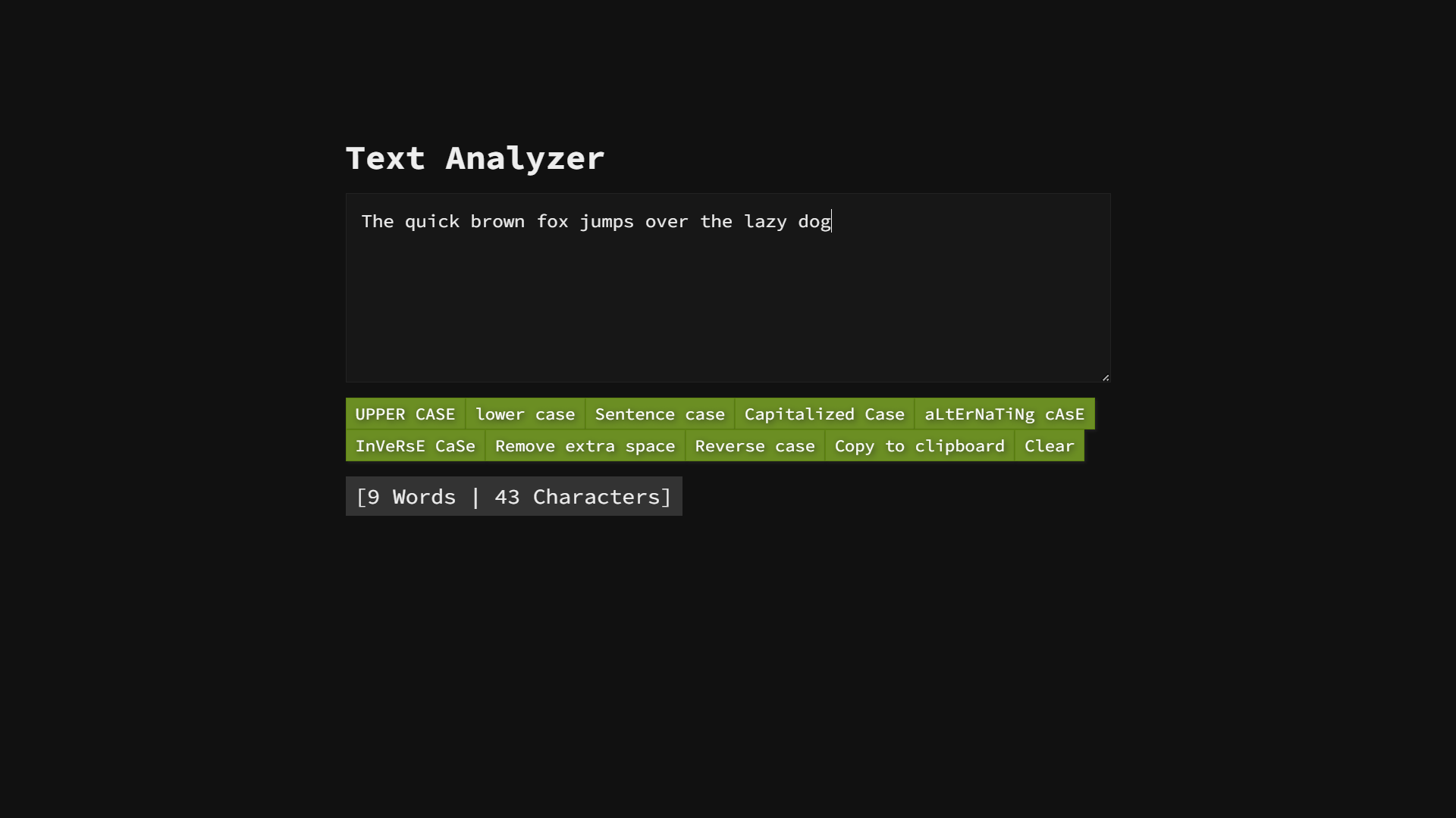 text-analyzer
